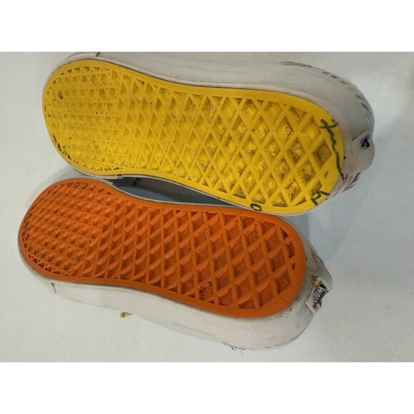 Vans X Flour Shop Old Skool Leather Rainbow Sneakers Shoes Mens 5.0 Womens 6.5 - Picture 10 of 16